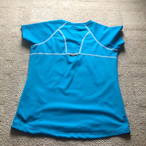 🌷Blue Short-sleeved Moisture-wicking Top - Picture 2 of 2